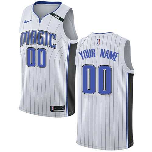Men & Youth Customized Orlando Magic White Nike Association Edition Jersey